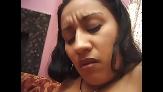 Indian chick Tina gets smashed hard on the couch
